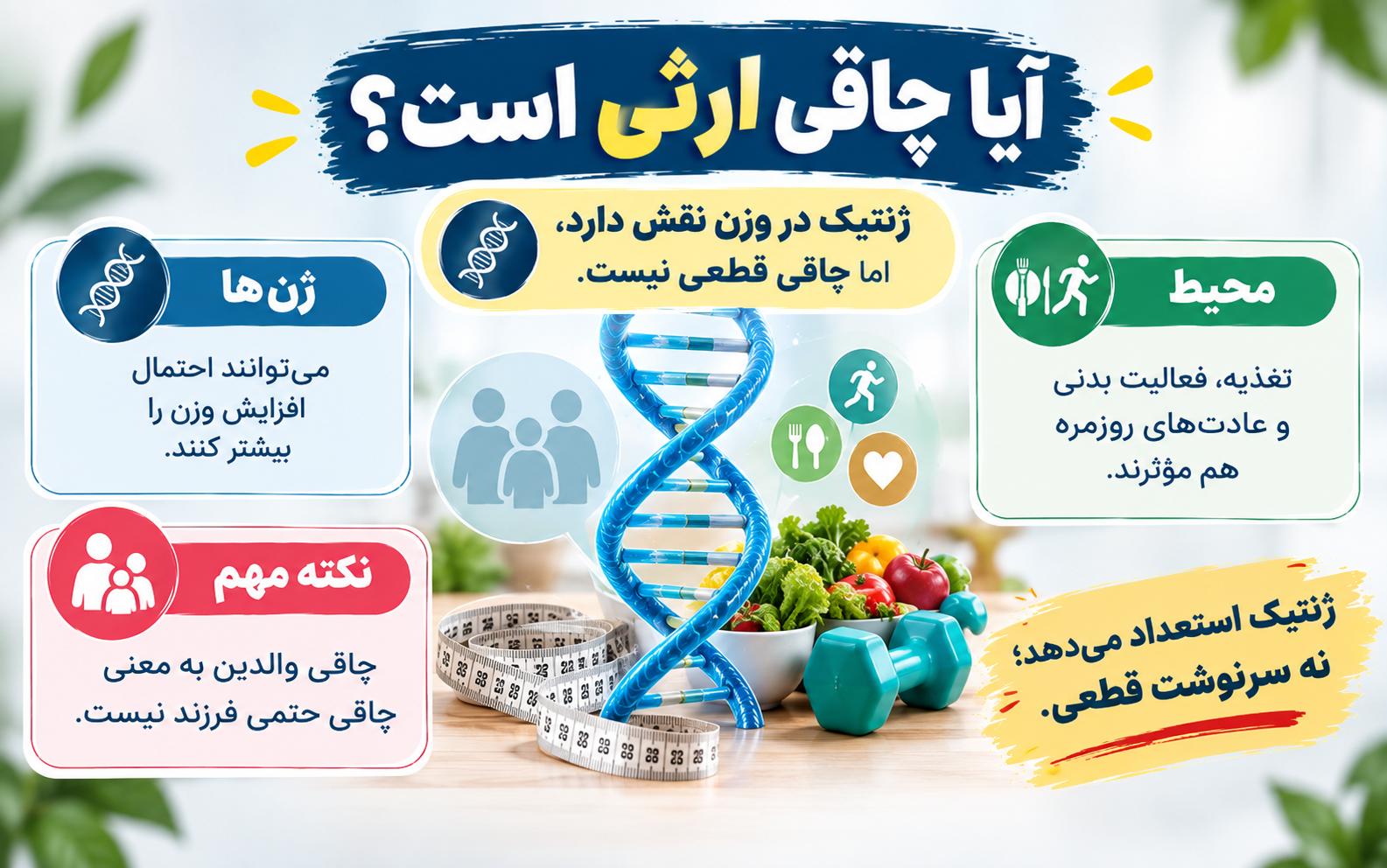 آیا چاقی ارثی است؟