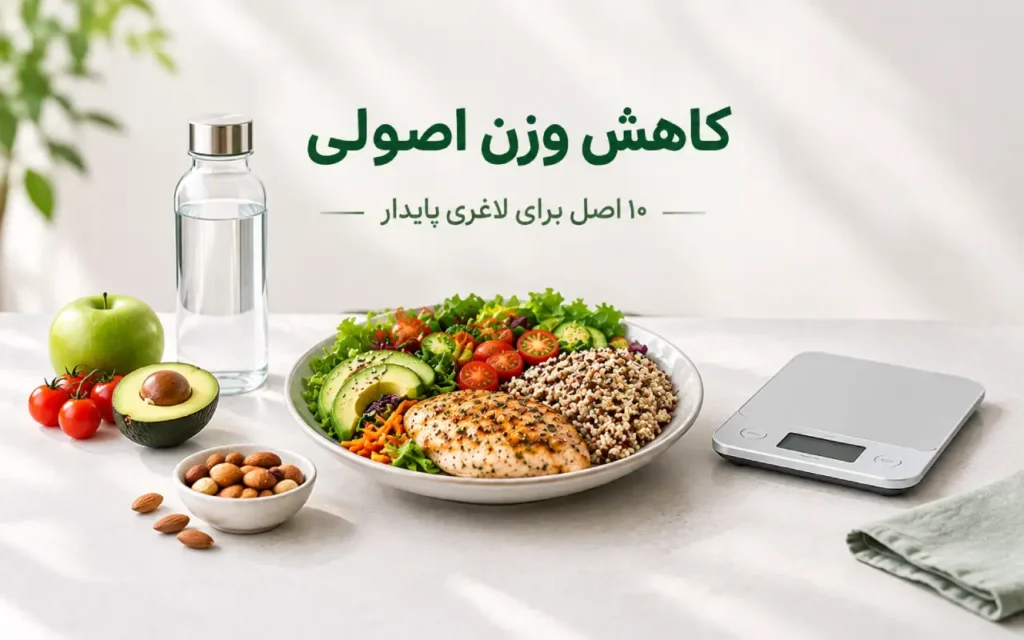 کاهش وزن اصولی؛ 10 اصل علمی برای لاغری پایدار