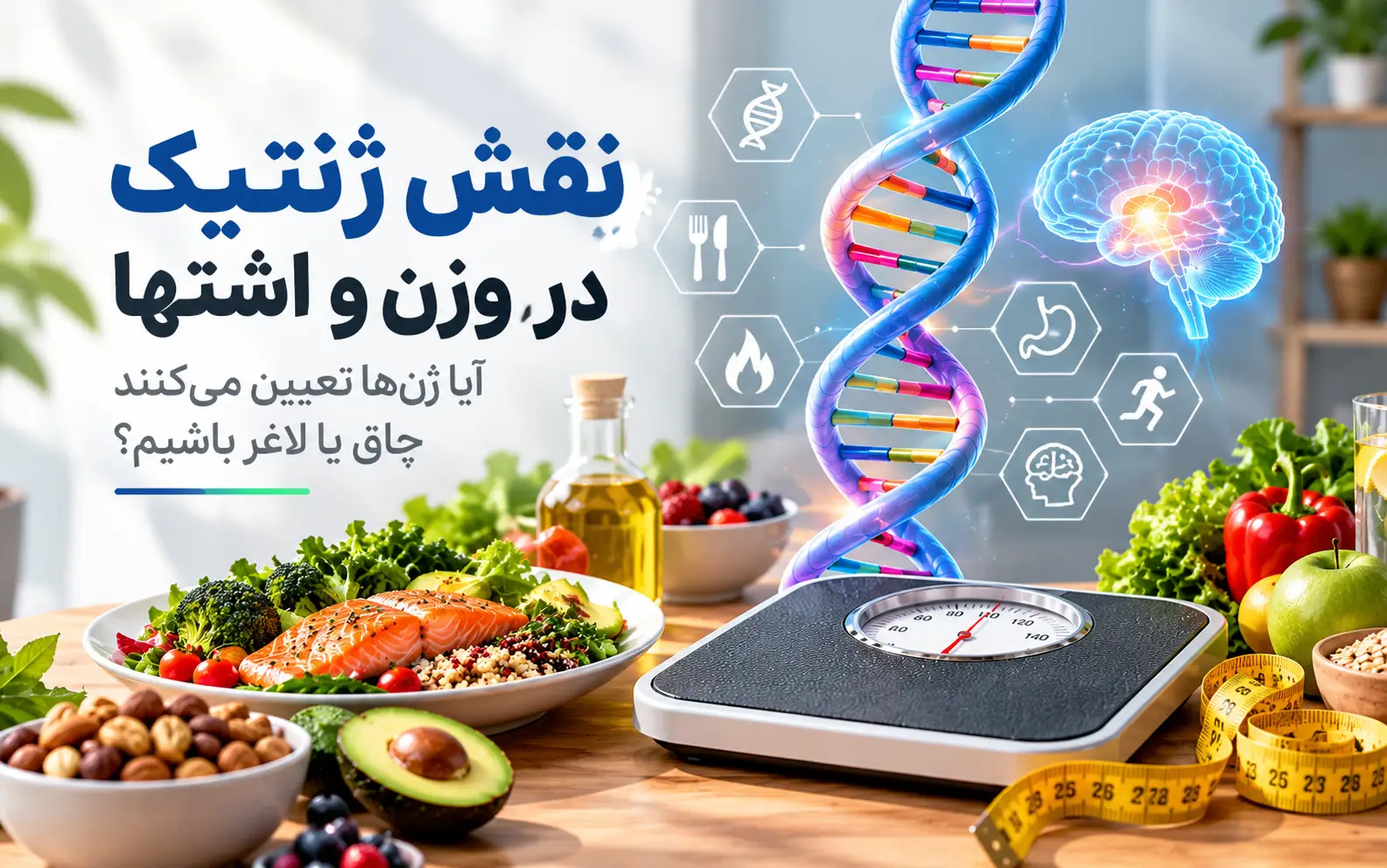 نقش ژنتیک در وزن و اشتها؛ آیا ژن‌ها تعیین می‌کنند چاق یا لاغر باشیم؟